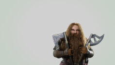 Обои gimli, бородатый, Джон рис-дэвис, john rhys-davies, оружие, гном