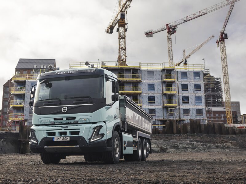 Обои Volvo, versatile truck, Volvo FMX Electric на рабочий стол.