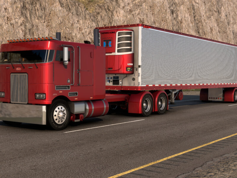 Обои American Truck Simulator, Peterbilt 362 Custom на рабочий стол.