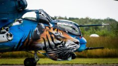 Обои Hellicopter, tiger camouflage, Czech Army на рабочий стол.