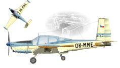 Обои L-40 Meta Sokol, sports and touring plane, 1958, Czechoslovakian aviation на рабочий стол.